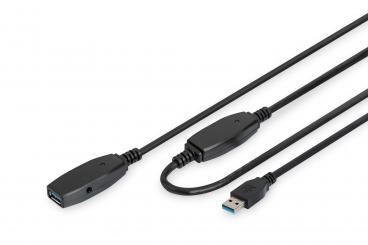 Aktives USB 3.0 Verlängerungskabel, 10 m 