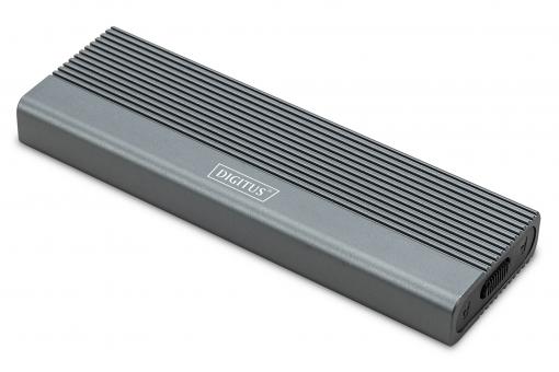 USB M.2 Festplattengehäuse, SSD, extern, NVMe, 10Gbps, USB 3.1 Gen2, Aluminium, werkzeugfrei 
