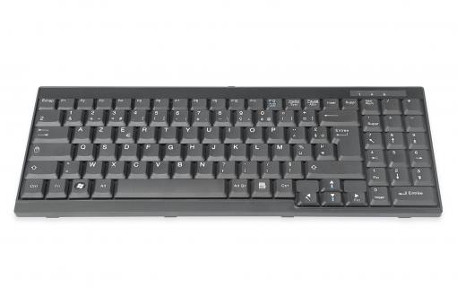 Tastatur passend für DIGITUS TFT-Konsolen, französisches Layout 