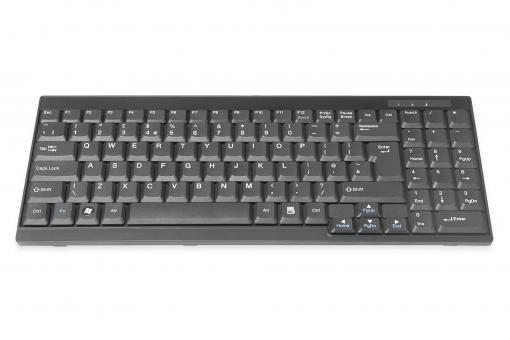 Tastatur passend für DIGITUS TFT-Konsolen, britisches Layout 